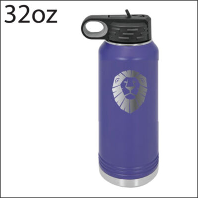 ECS Purple Stainless Steel Water Bottle - 32oz Polar Camel Thumbnail