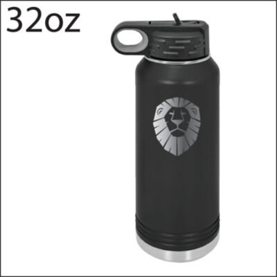 ECS Black Stainless Steel Water Bottle - 32oz Polar Camel Thumbnail