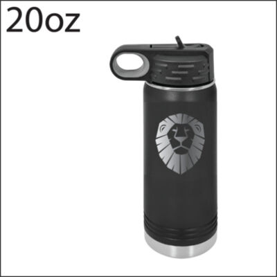 ECS Black Stainless Steel Water Bottle - 20oz Polar Camel Thumbnail