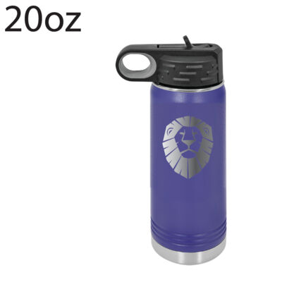 ECS Purple Stainless Steel Water Bottle - 20oz Polar Camel Thumbnail