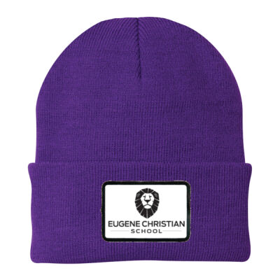 ECS Beanie w/ Patch - Knit Cap Thumbnail