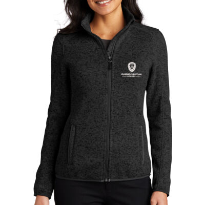 ECS - Ladies Sweater Fleece Jacket Thumbnail